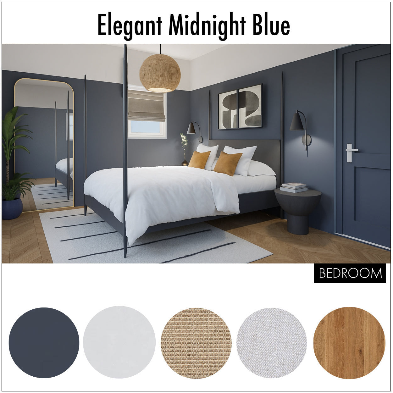 Elegant Midnight Blue