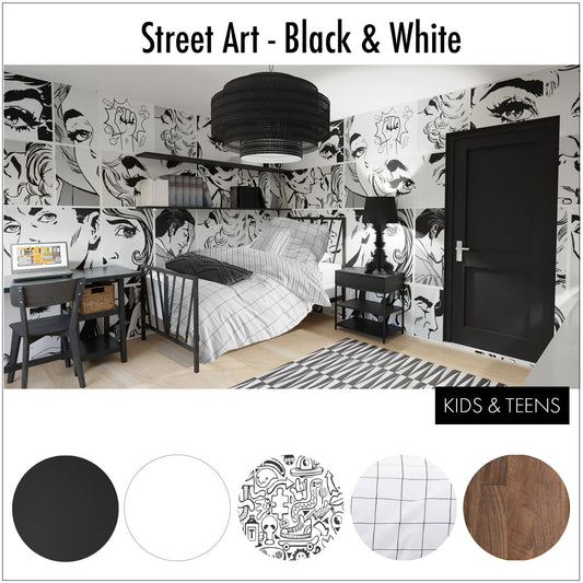 Street Art Black & White